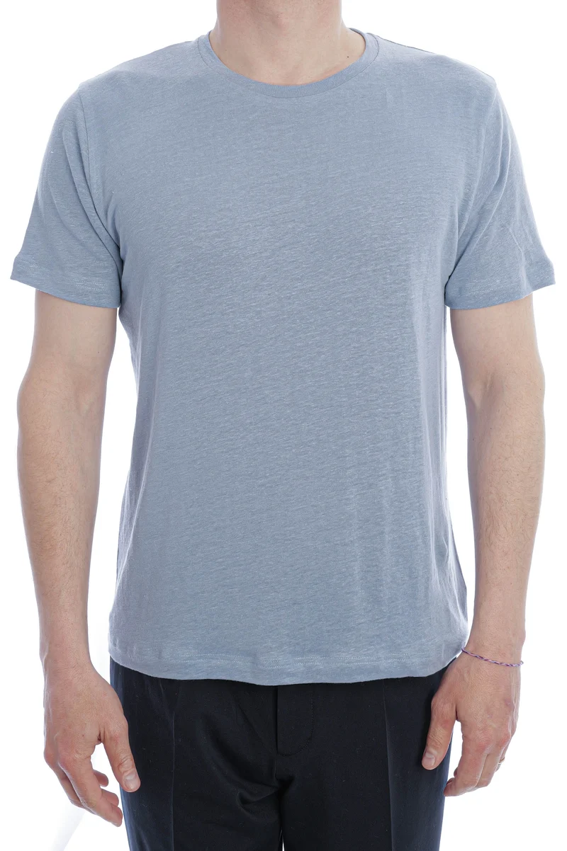 T-Shirt aus Leinen 'Enno' Denim