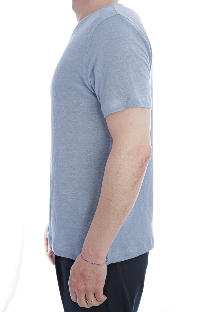T-Shirt aus Leinen 'Enno' Denim