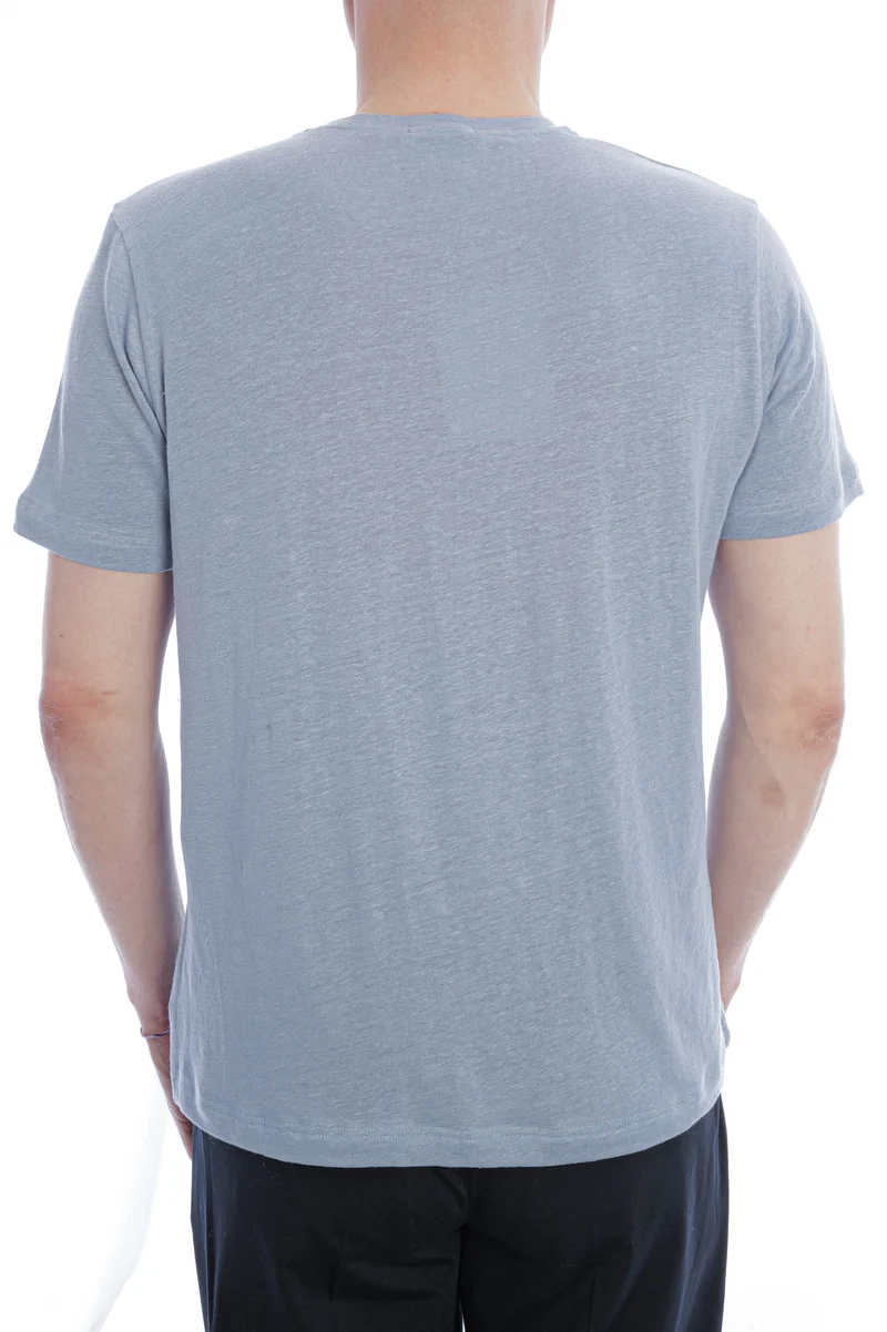 T-Shirt aus Leinen 'Enno' Denim
