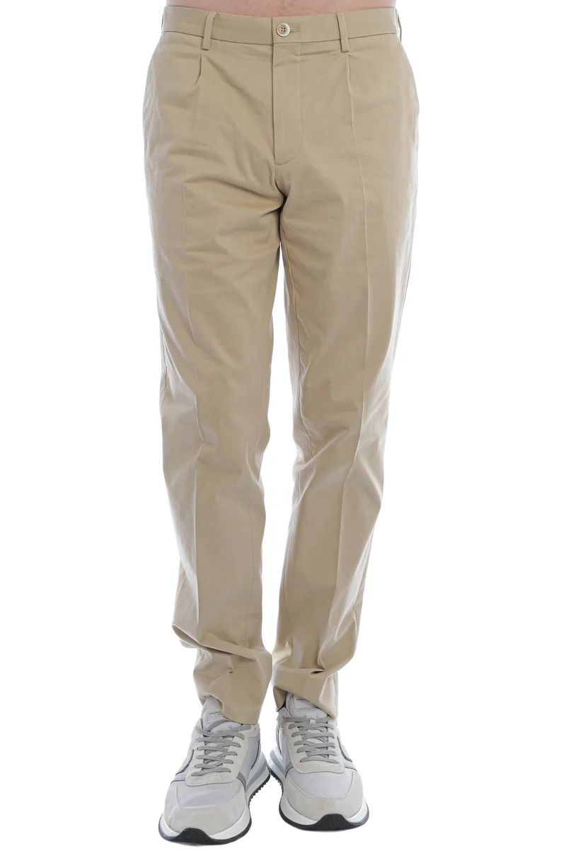 Slim-Fit Hose 'Davide' Beige
