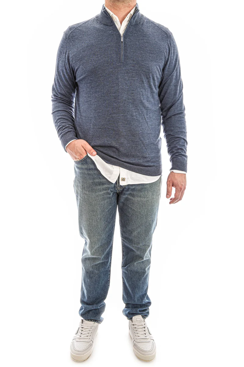 Pullover 'Toscane' Stahlblau
