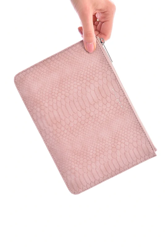Kosmetiktasche Schlangenoptik Blush