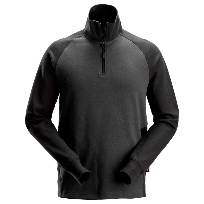 Snickers Tweekleurig Sweatshirt met Halve Rits 2841
