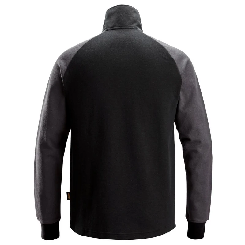 Snickers Tweekleurig Sweatshirt met Halve Rits 2841