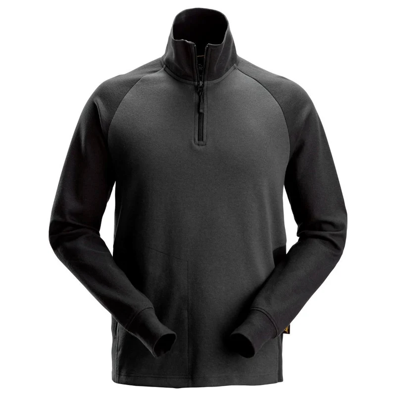 Snickers Tweekleurig Sweatshirt met Halve Rits 2841