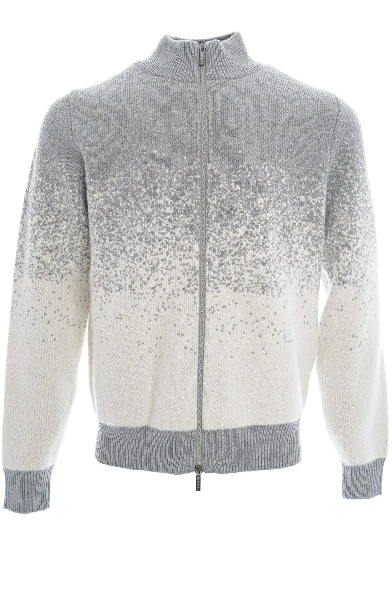 Strickjacke Grau