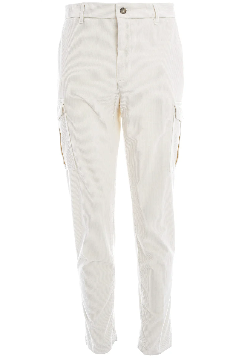 Feincordhose Creme
