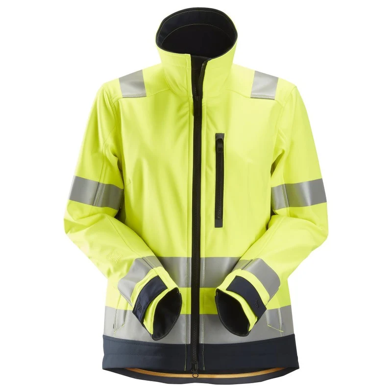 Snickers AllroundWork HV Softshell Damesjack 1237