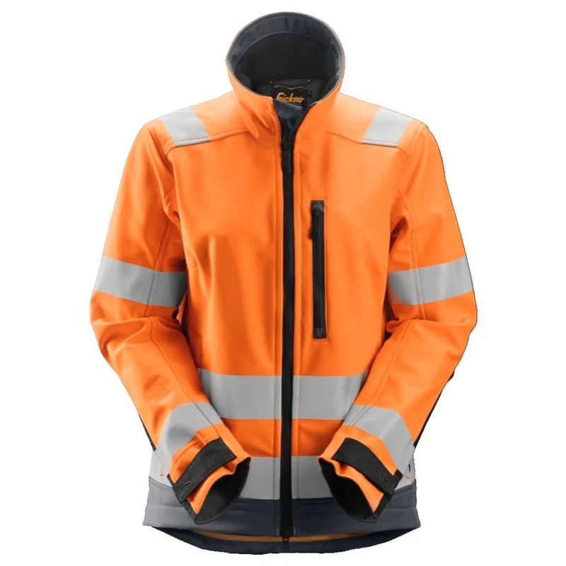 Snickers AllroundWork HV Softshell Damesjack 1237
