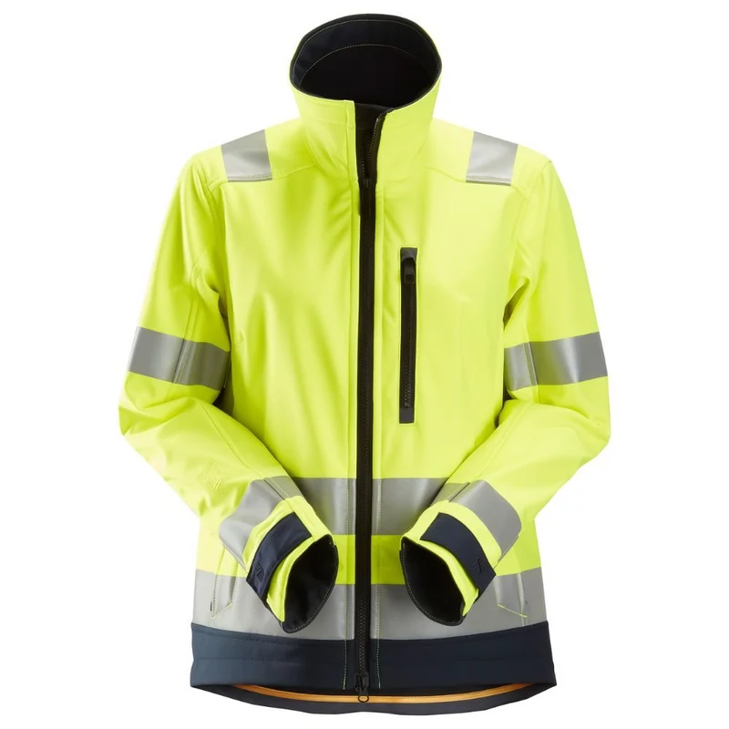 Snickers AllroundWork HV Softshell Damesjack 1237
