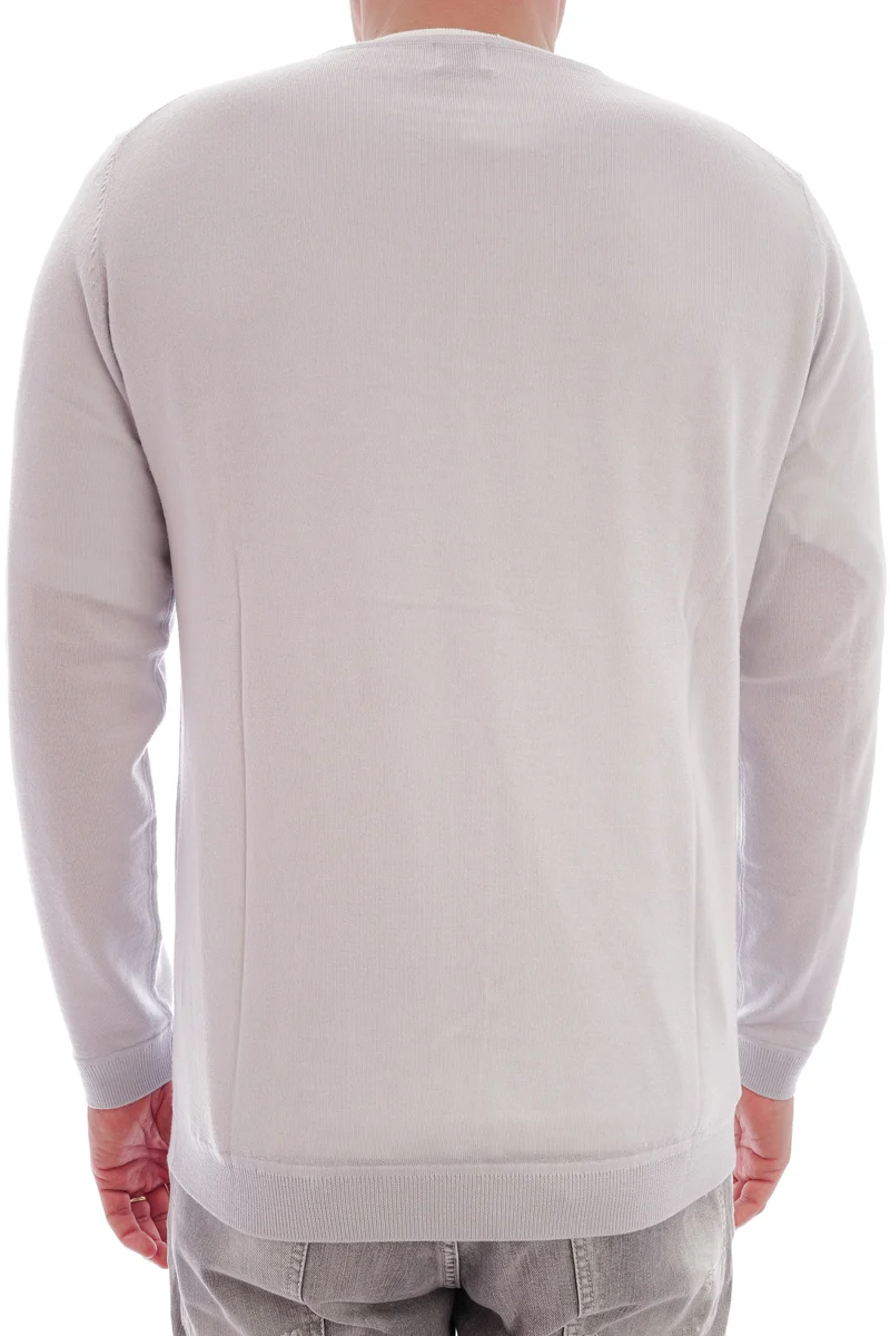 Wollpullover 'Otto' Eisblau