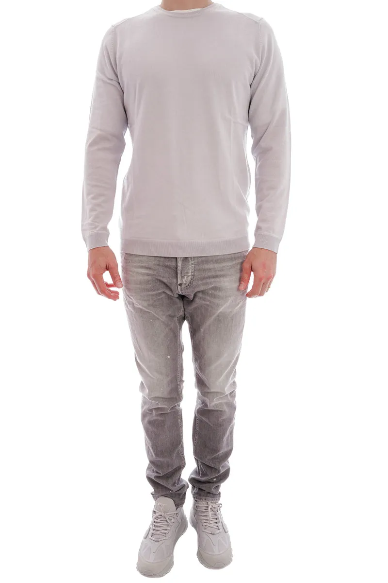 Wollpullover 'Otto' Eisblau