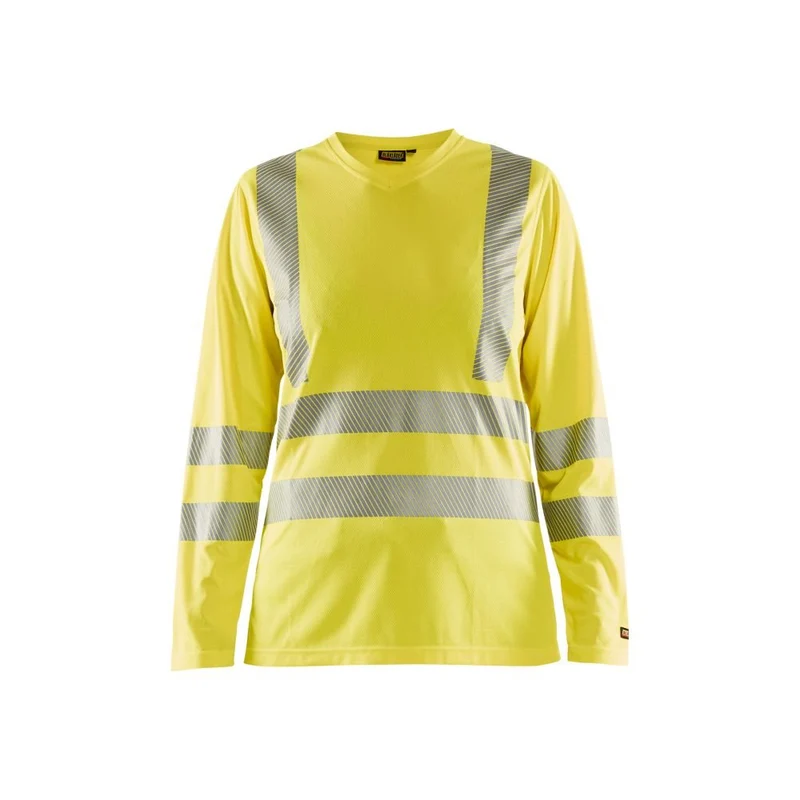 Blaklader Dames T-shirt lange mouw High Vis 3485-1013