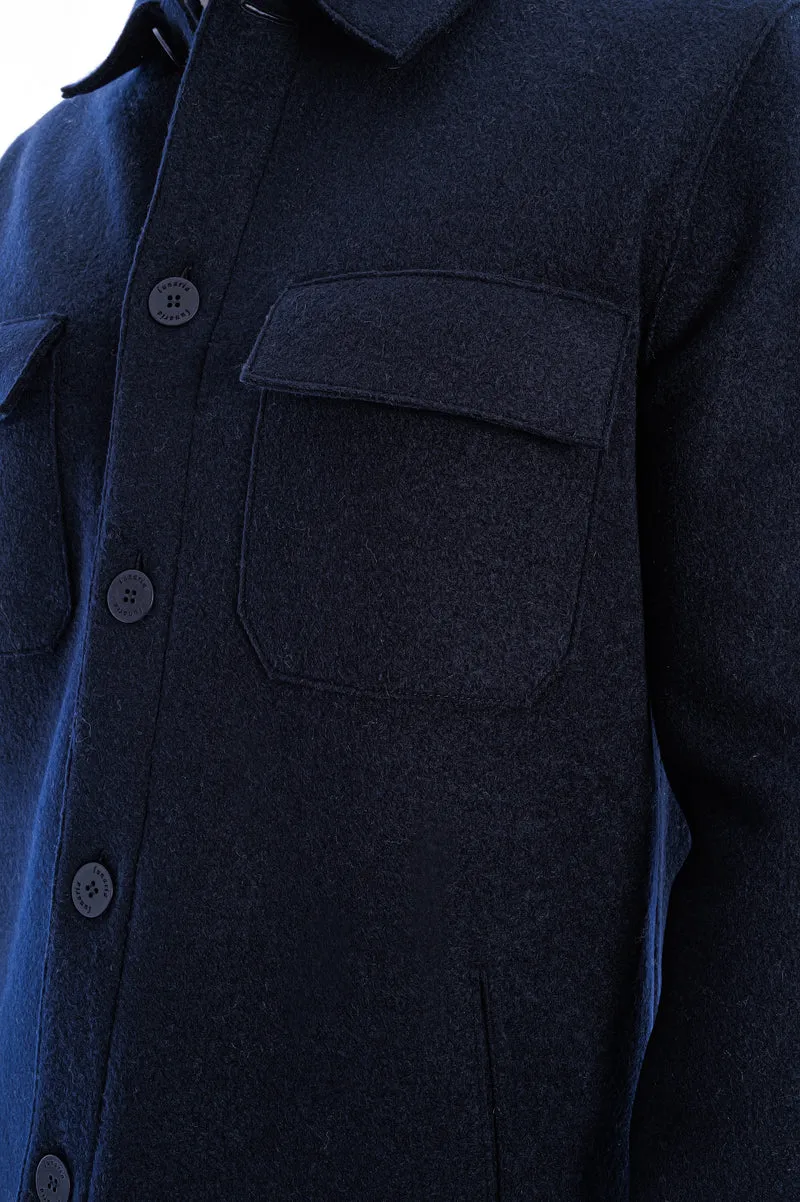 Hemdjacke aus Kaschmir Marino