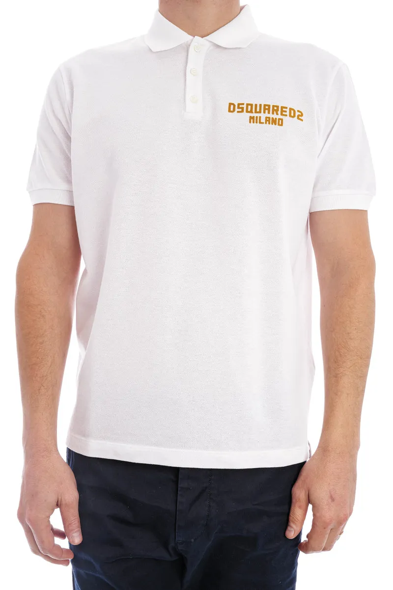 Poloshirt Weiß
