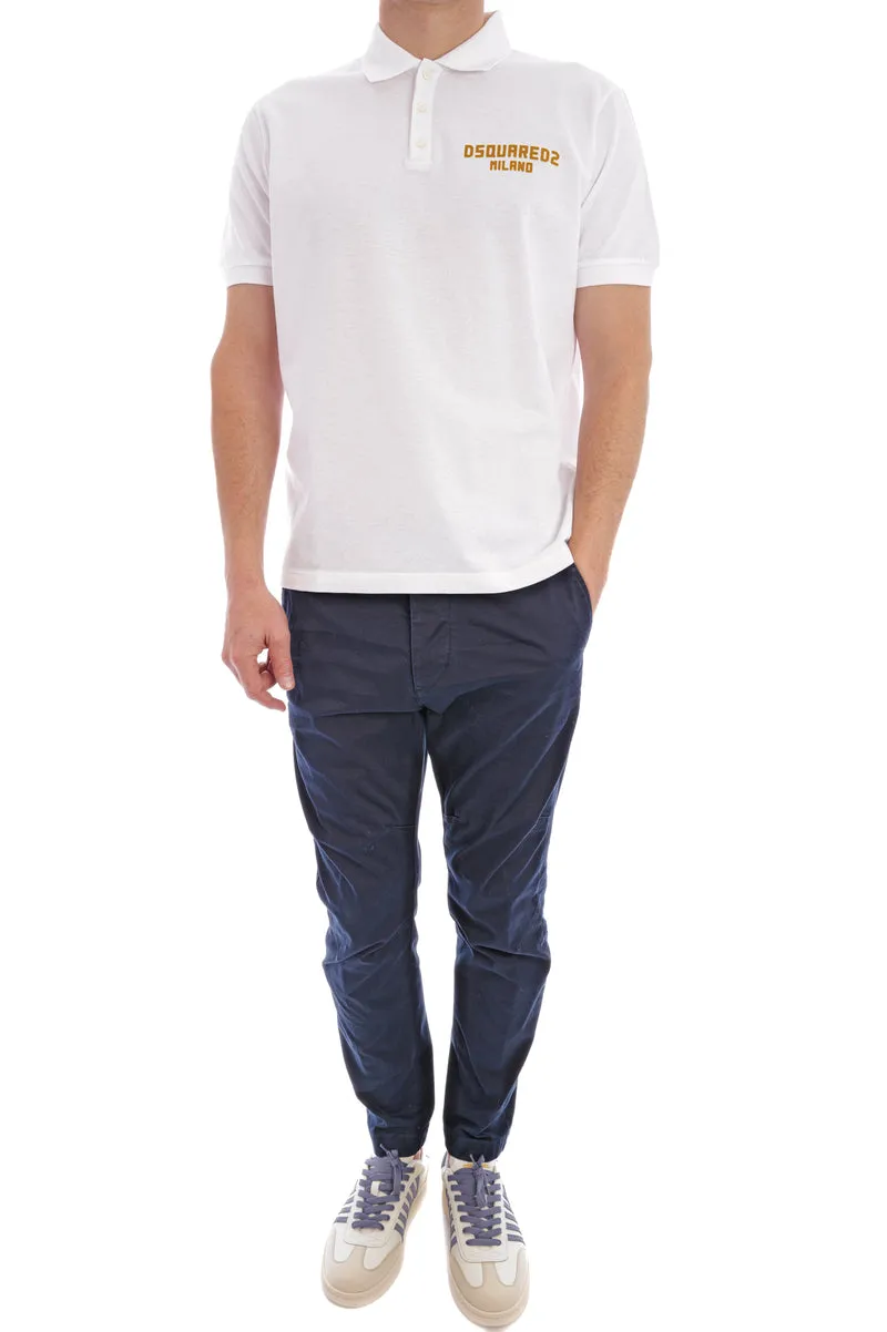 Poloshirt Weiß