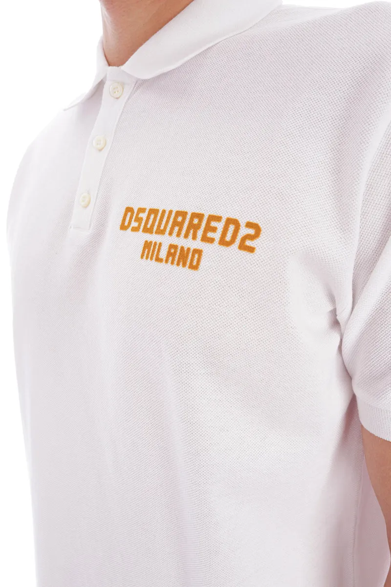 Poloshirt Weiß