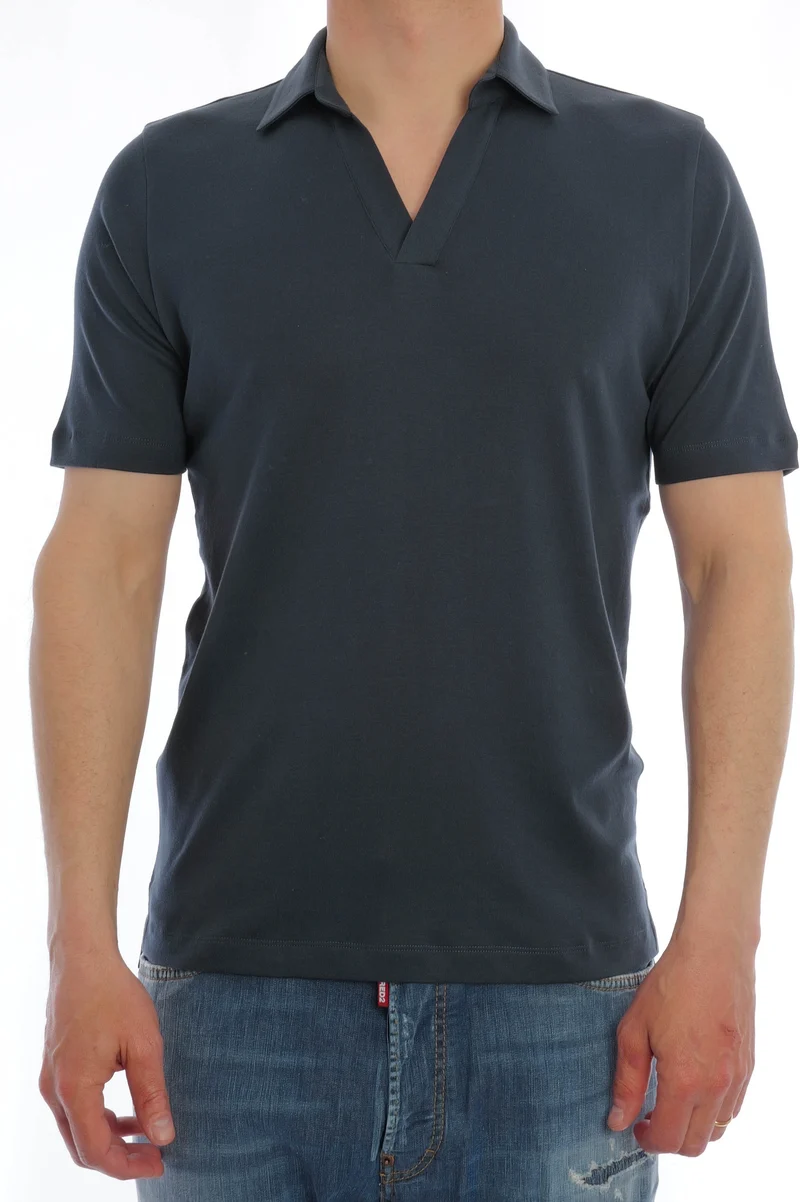 Poloshirt 'Lucio' Blau