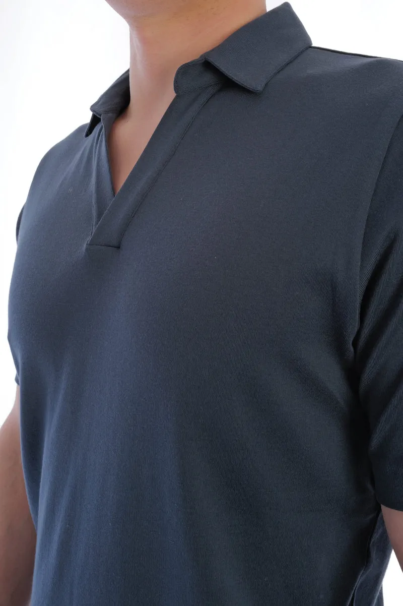 Poloshirt 'Lucio' Blau