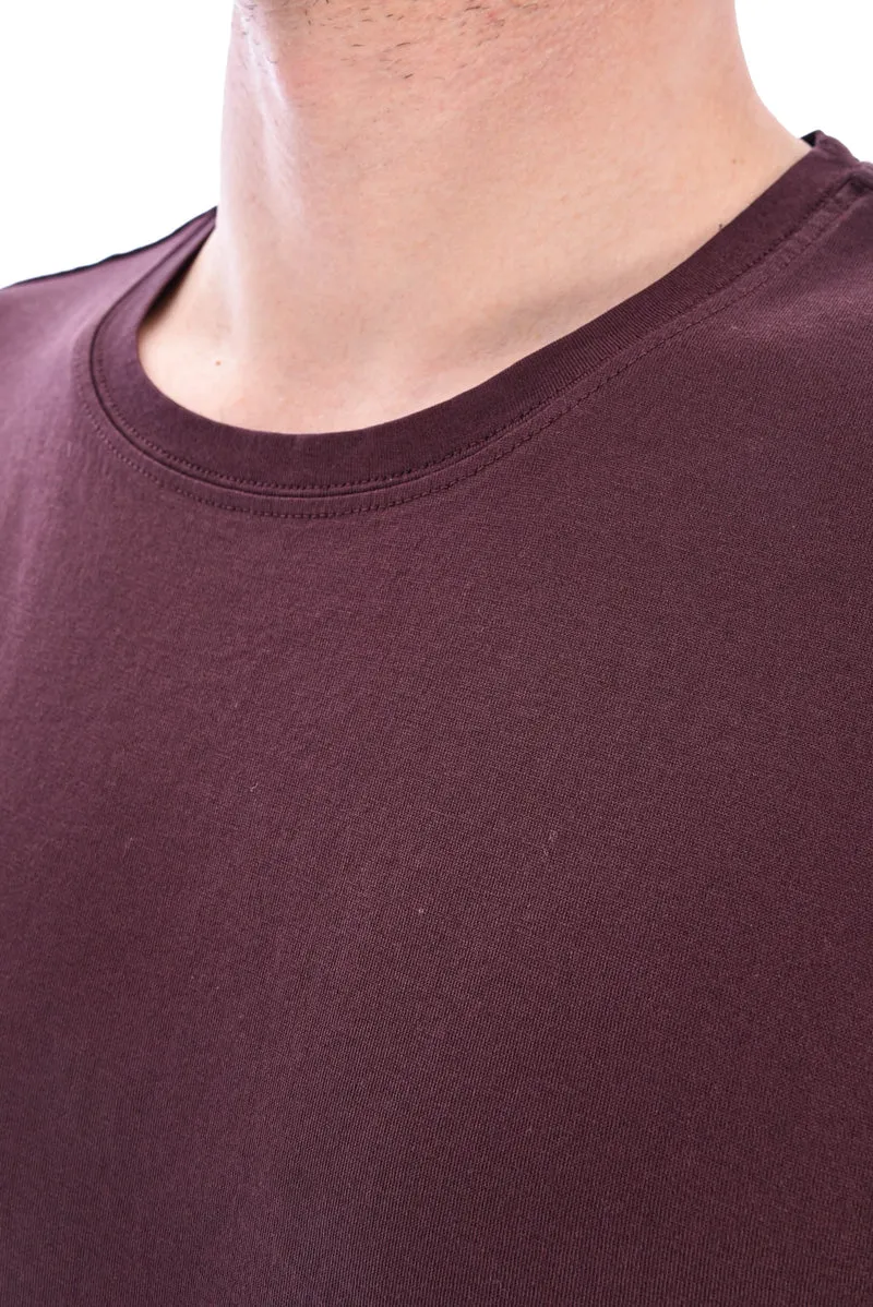 T-Shirt 'Los Angeles' Pflaume