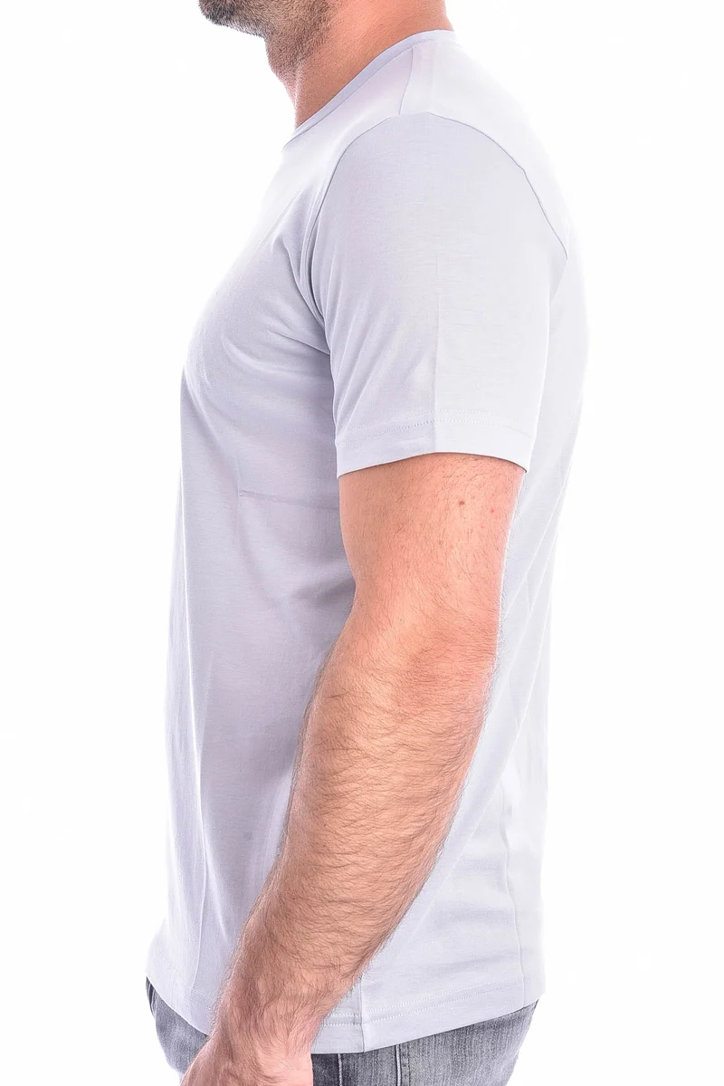 T-Shirt 'Enno' Hellblau Kurzarm