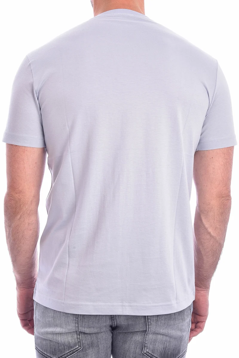 T-Shirt 'Enno' Hellblau Kurzarm