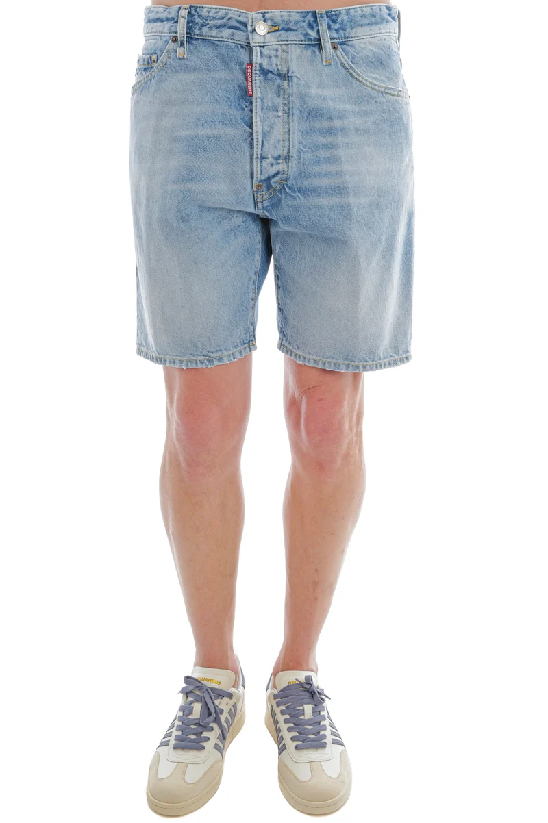 Denim Shorts 'Marine' Blau