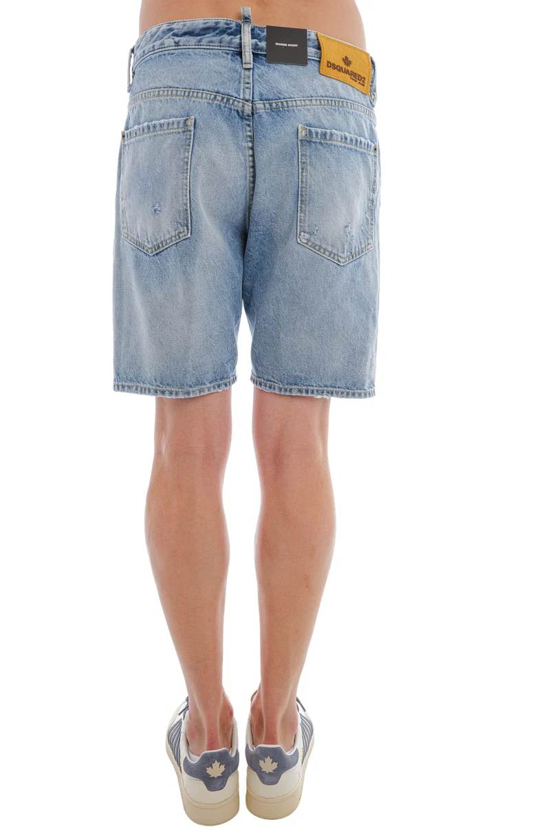 Denim Shorts 'Marine' Blau