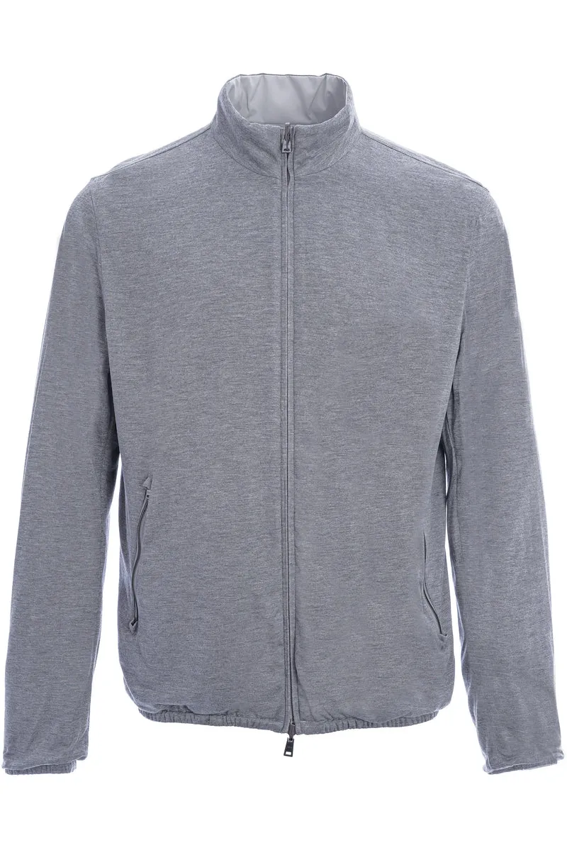 Wendejacke Grau
