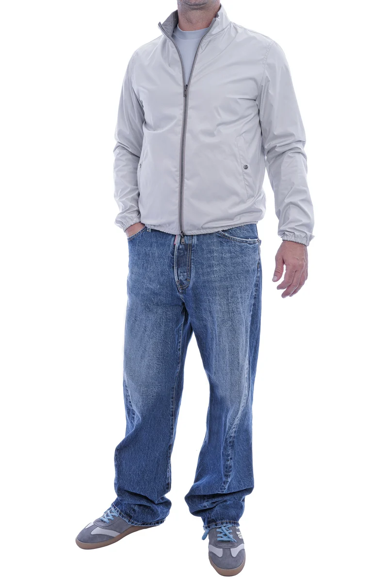 Wendejacke Grau