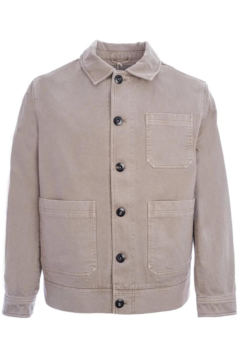 Baumwolljacke Pilzbraun