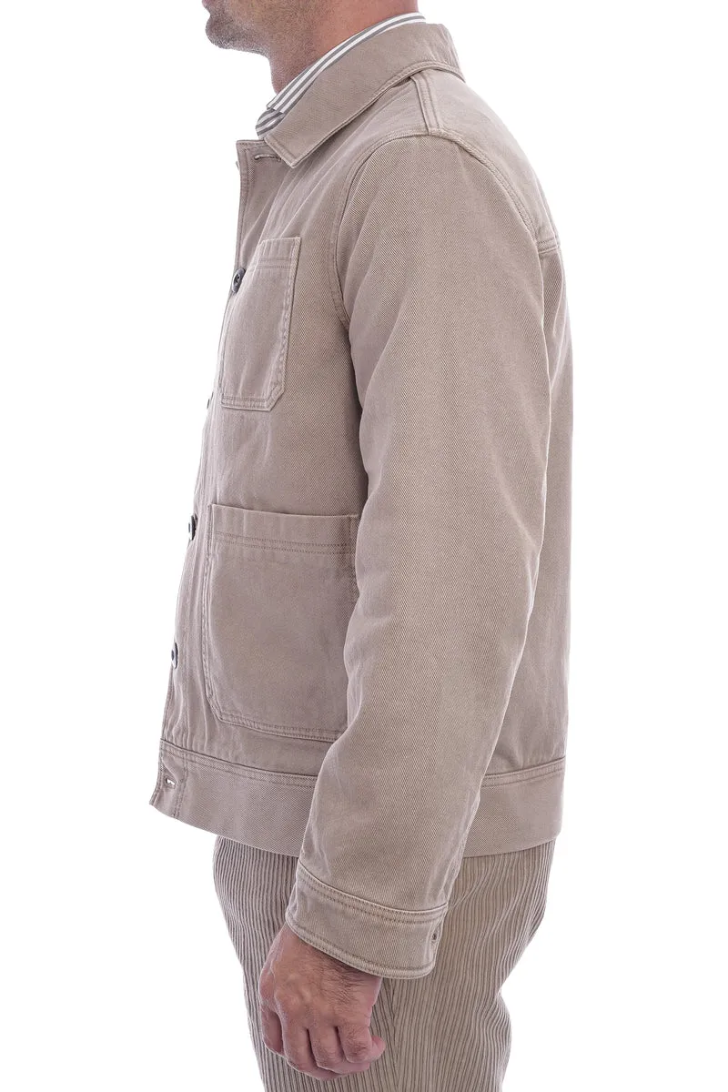 Baumwolljacke Pilzbraun