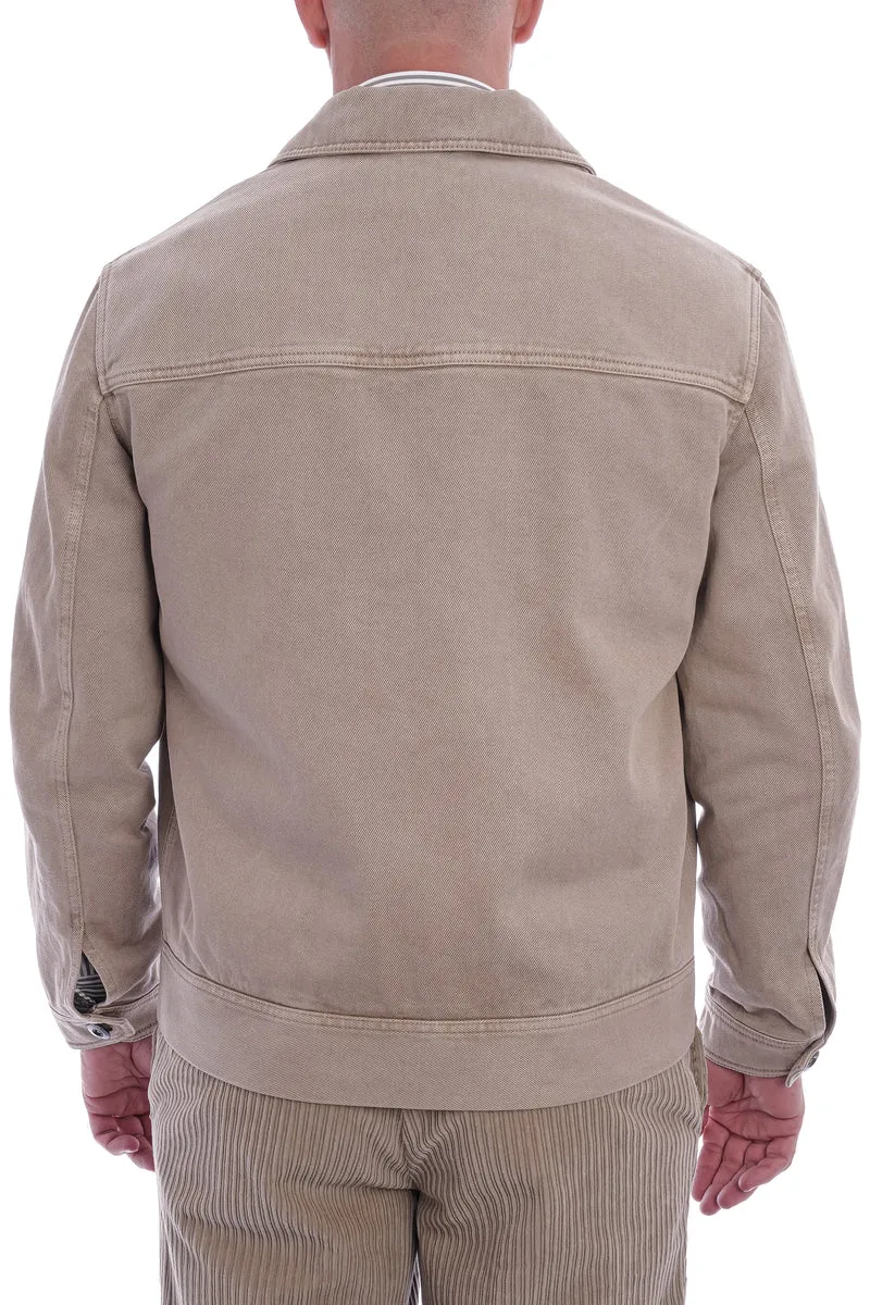Baumwolljacke Pilzbraun