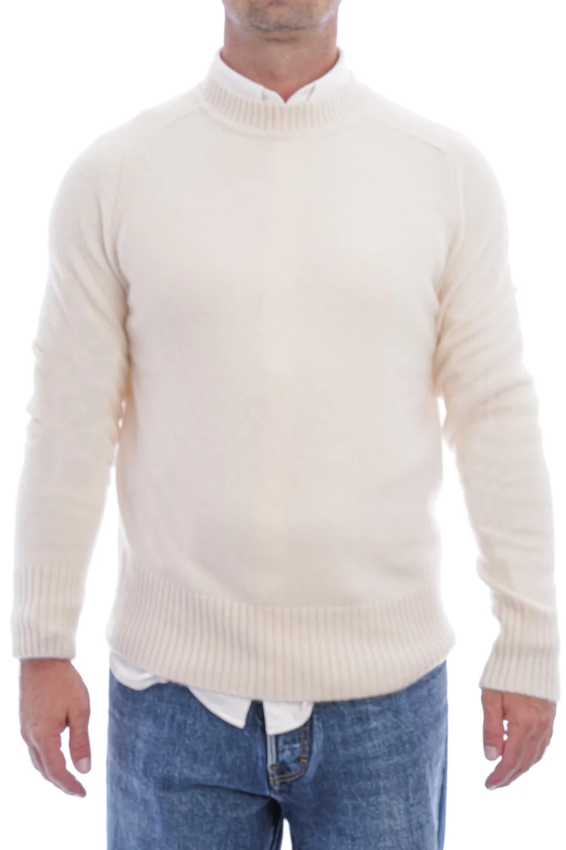 Pullover aus Kaschmir-Seidenmischung Ivory