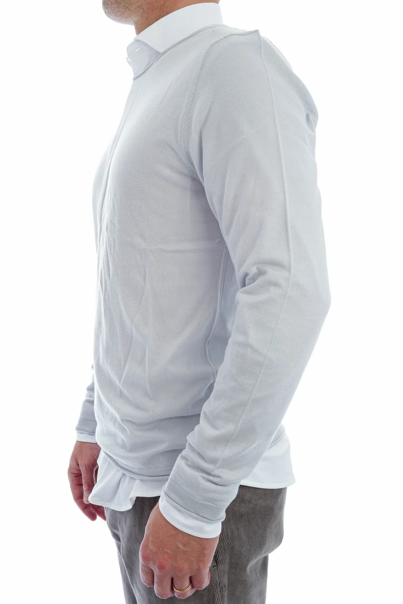 Wollpullover 'Paul' Eisblau