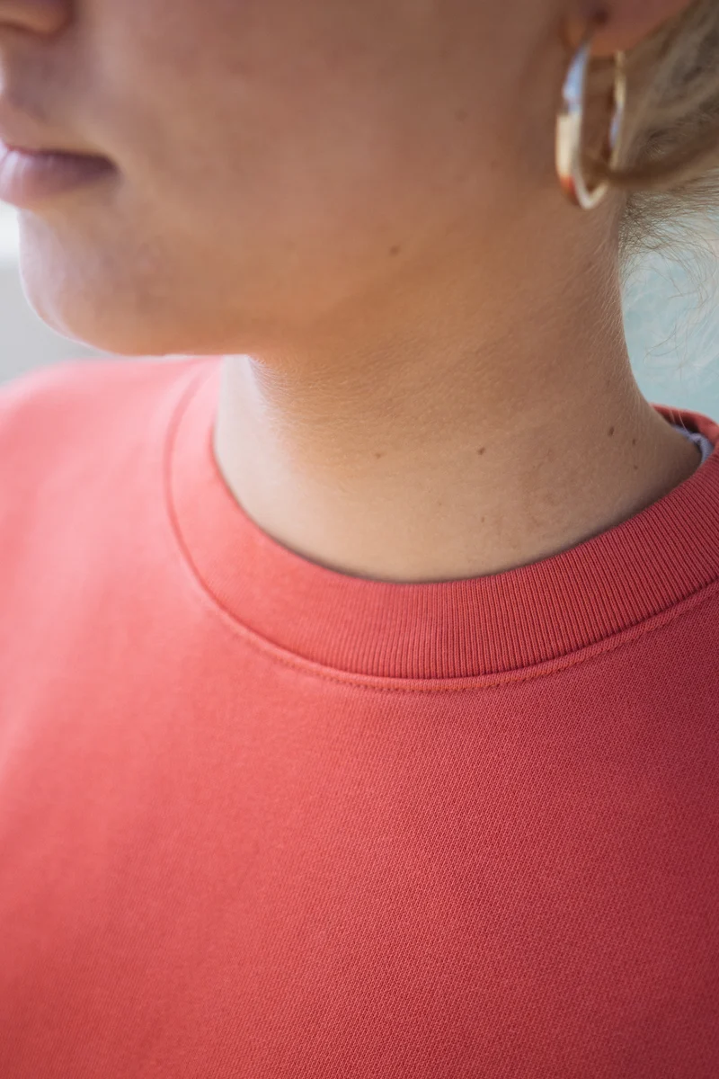 Sweater Fonte Korallenrot