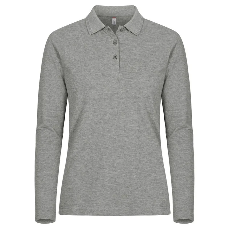 Clique Manhattan Dames Lange Mouw Polo 028253