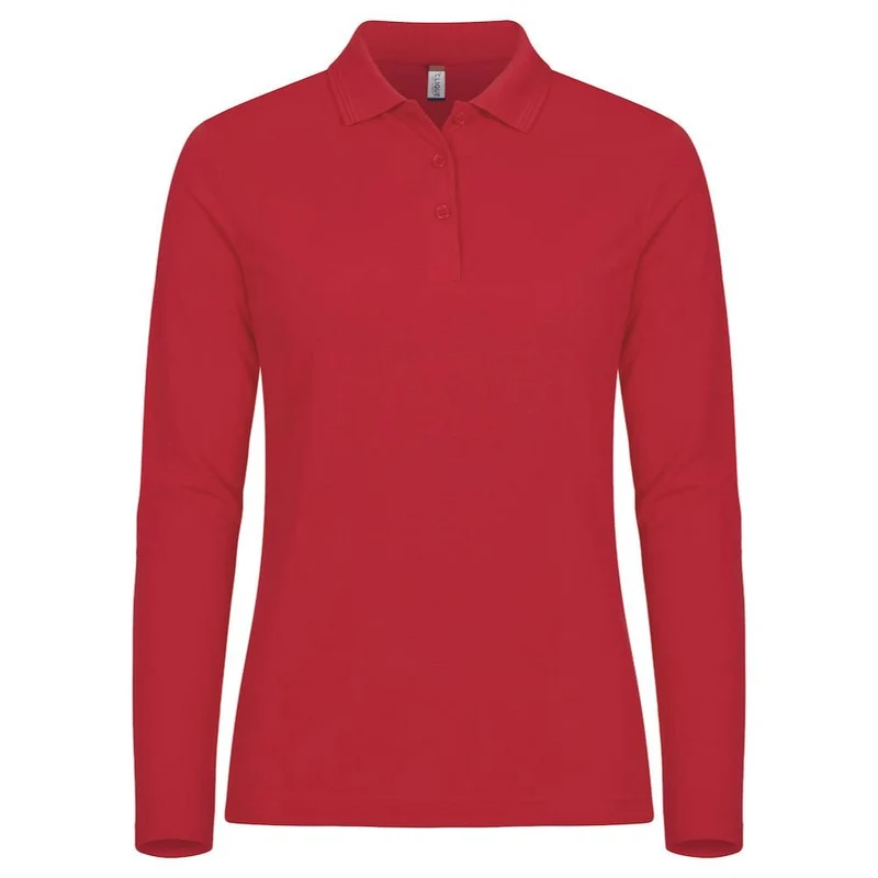 Clique Manhattan Dames Lange Mouw Polo 028253