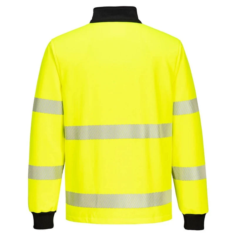 Portwest PW3 Hi-Vis 1/4 Zip Sweatshirt PW326