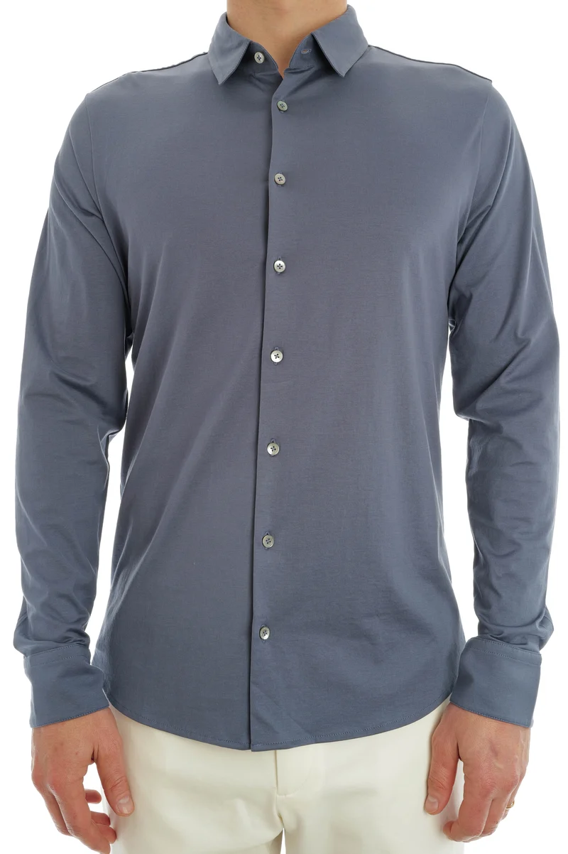 Baumwollhemd 'Otis La 30' Indigo