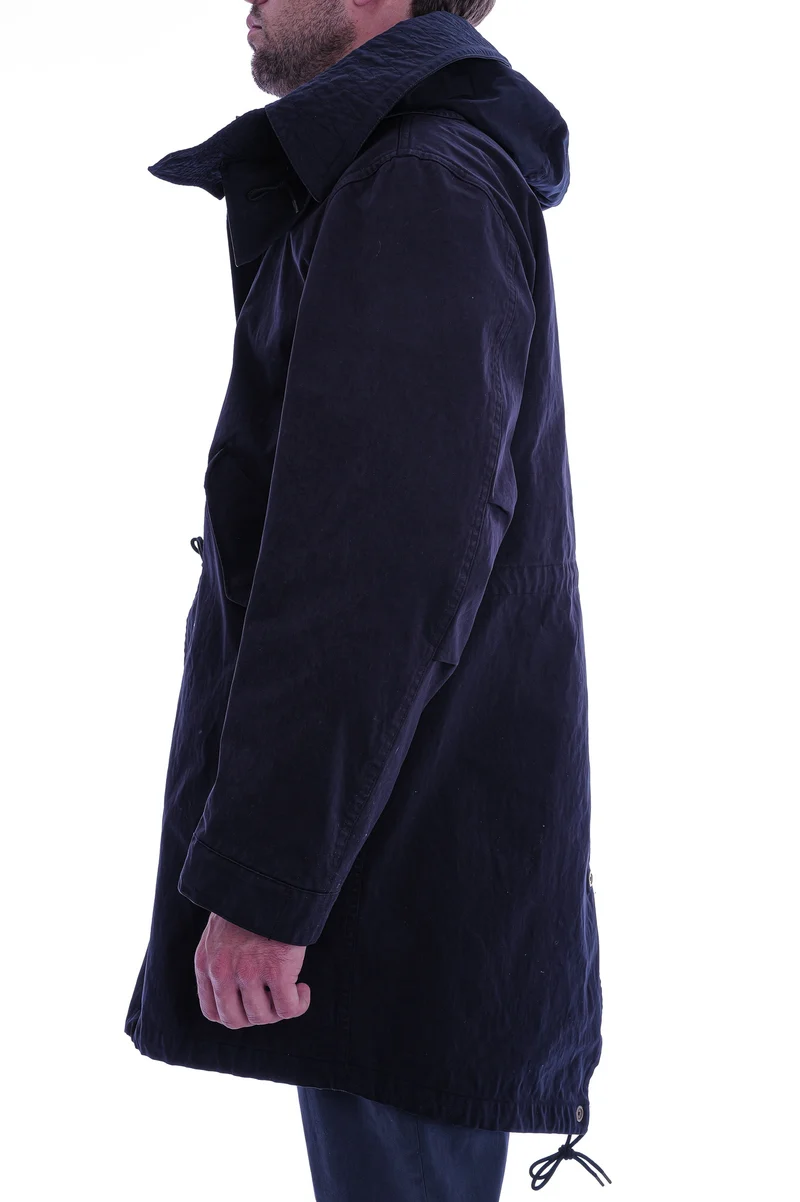 2-in-1-Parka mit Daunen-Innenjacke Dunkelblau