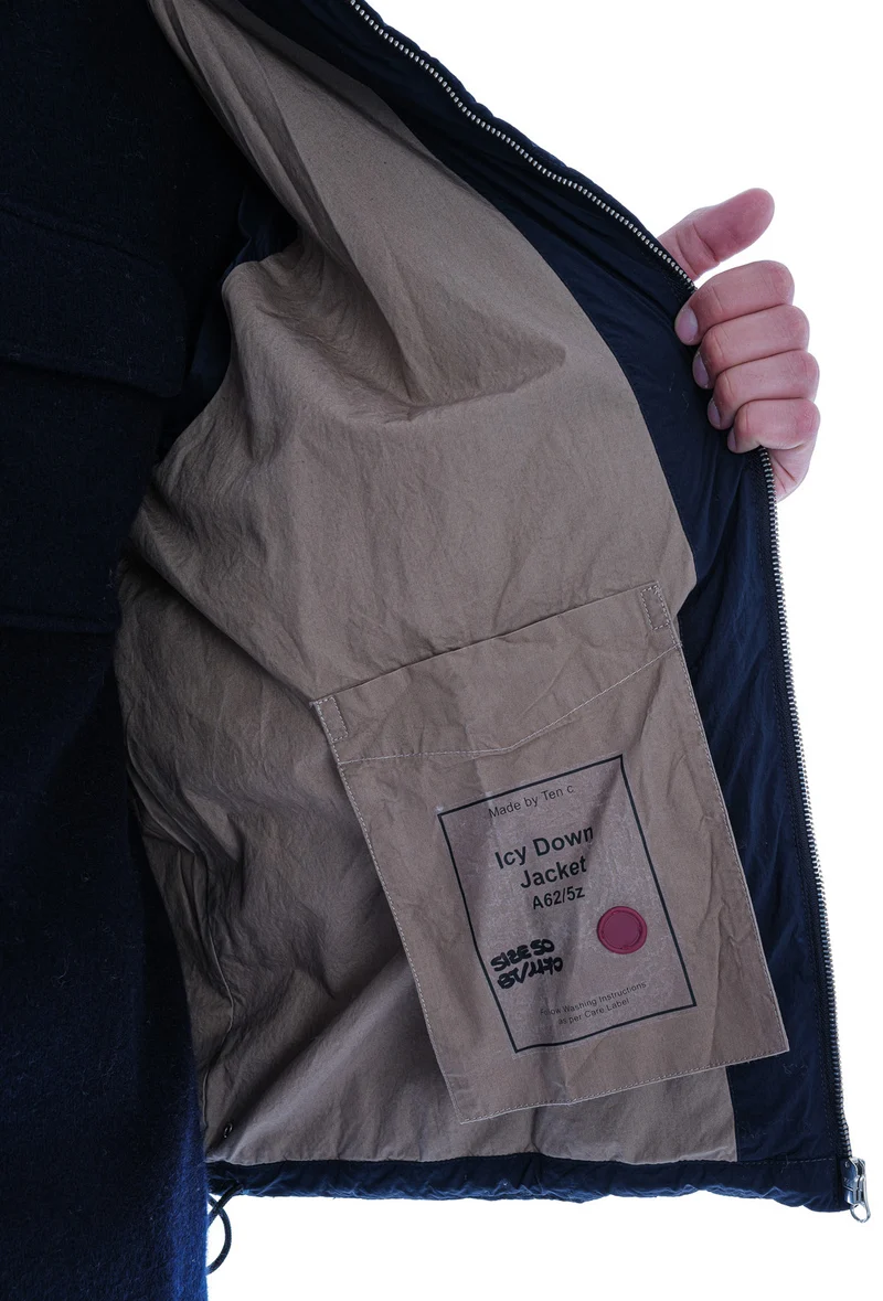Daunenjacke 'Icy Down' Dunkelblau