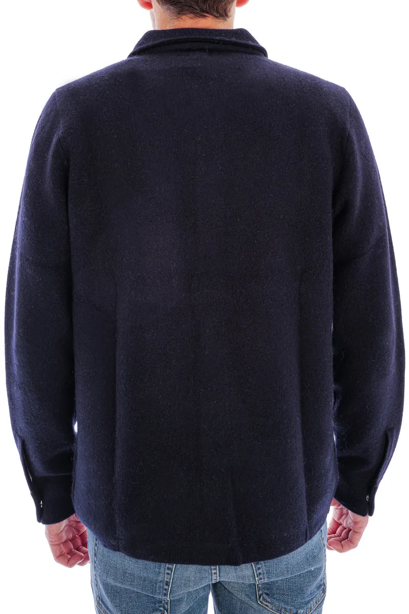 Kaschmirstrickjacke 'Jack' Dunkelblau