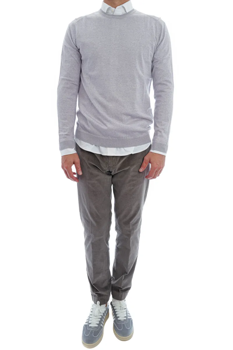 Wollpullover 'Otto' Hellgrau