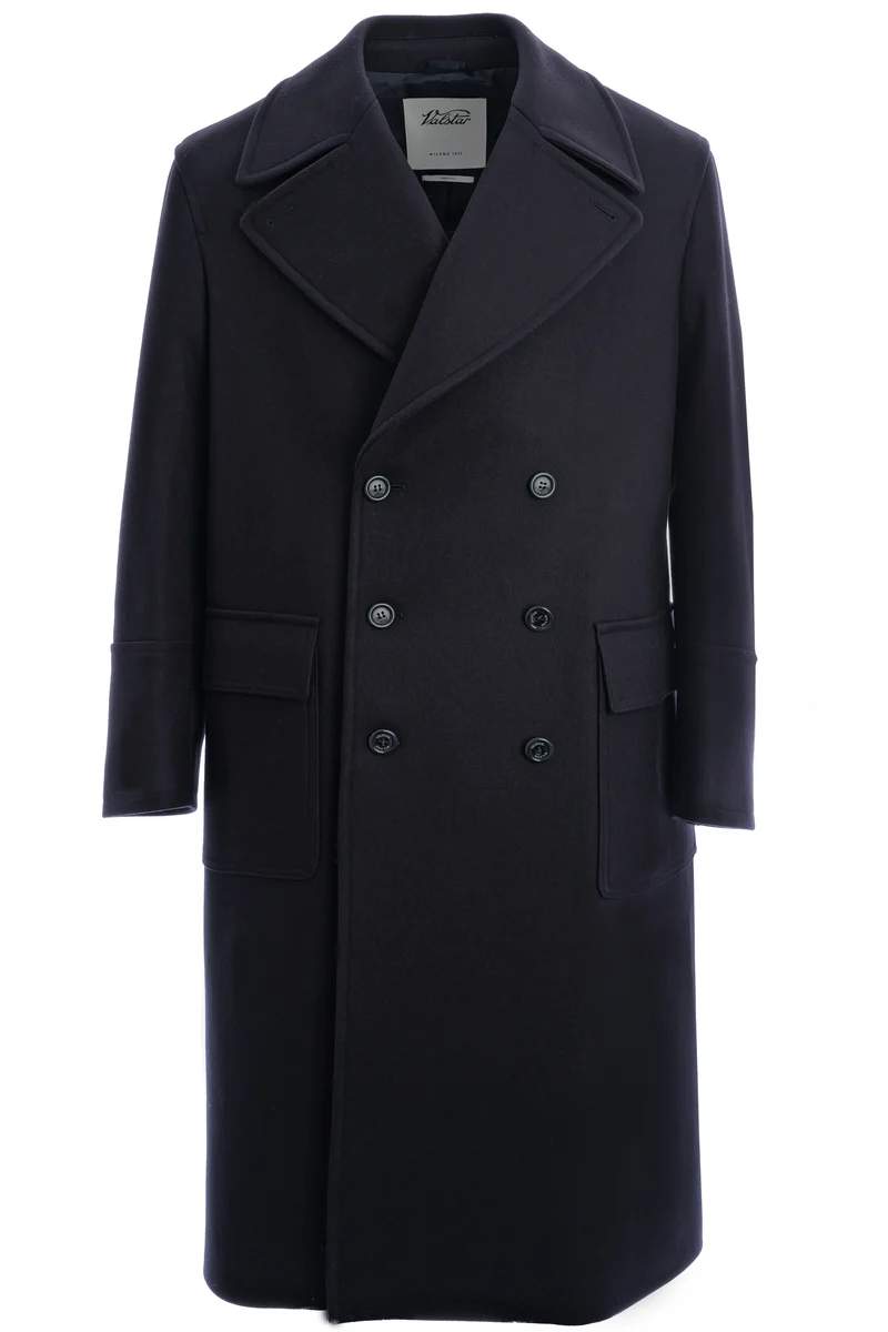 Wollmantel Navy