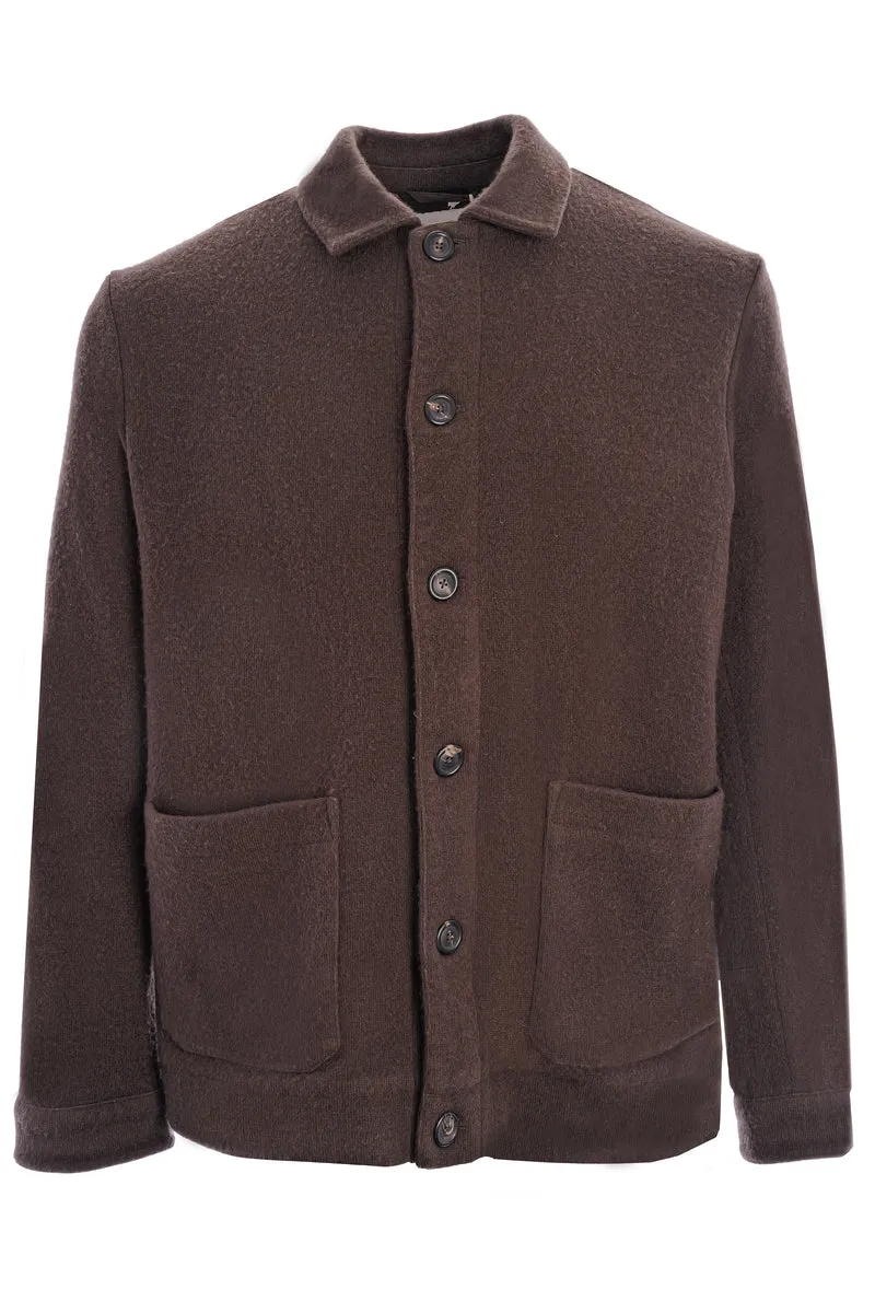 Wolljacke Tannengrün