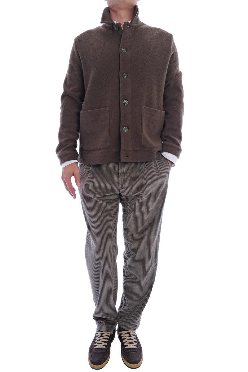 Wolljacke Tannengrün