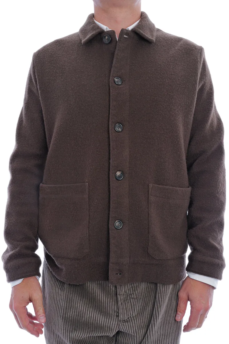 Wolljacke Tannengrün