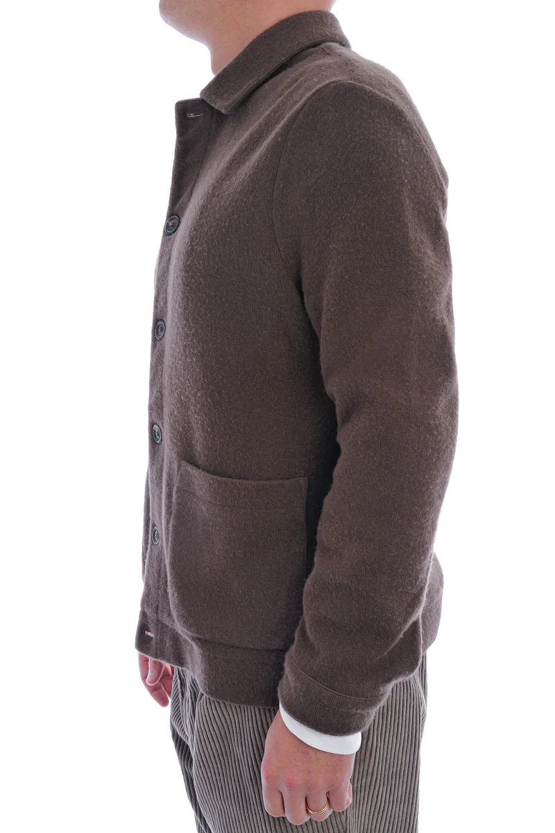 Wolljacke Tannengrün