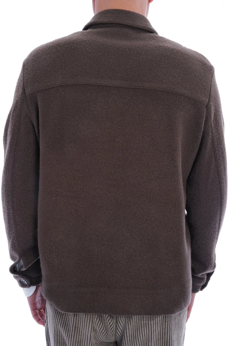 Wolljacke Tannengrün